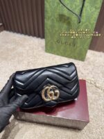 Gucci Marmont Chain Bag Metal Double G Logo Timeless And Chic - Image 17