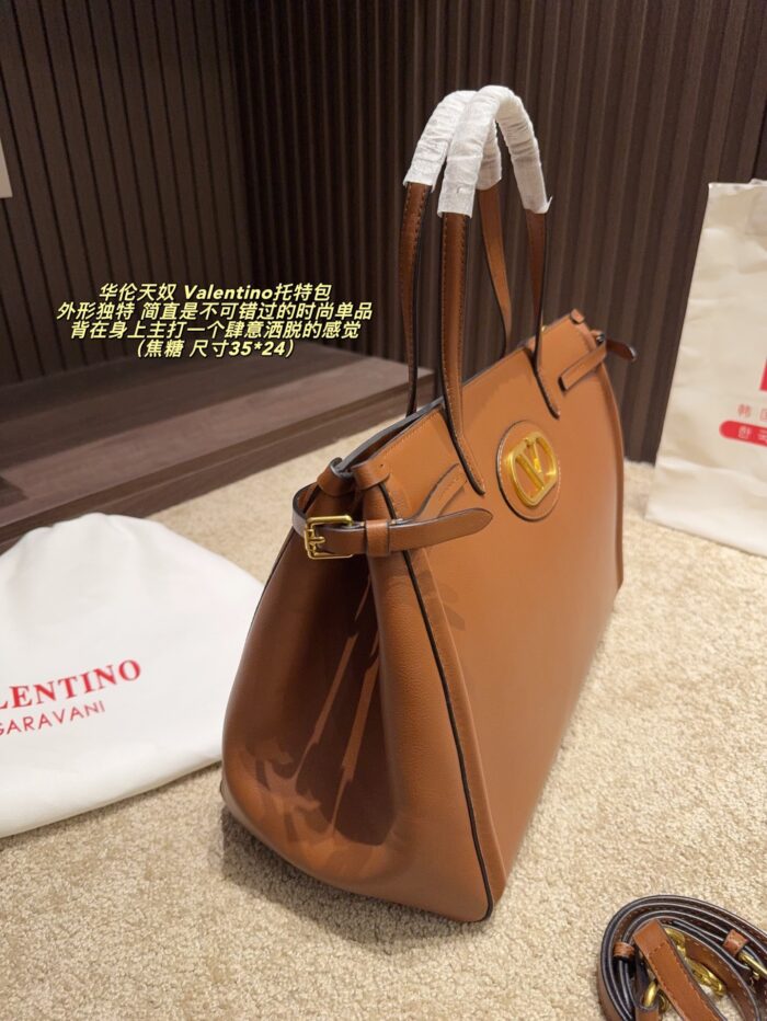 Valentino Tote Bag Distinctive Silhouette, Premium Texture, Essential Fashion Piece - Image 5