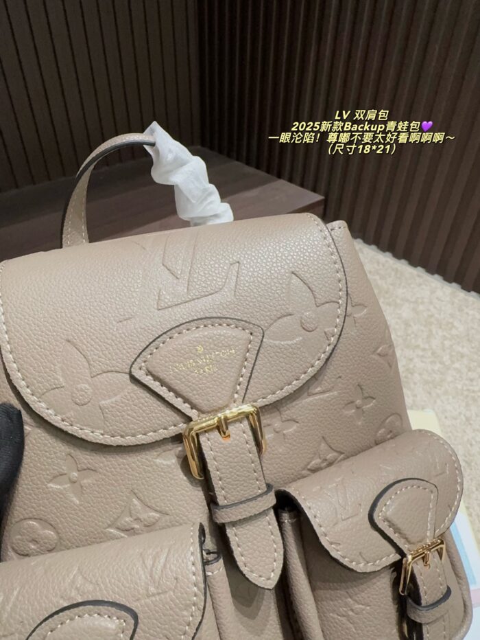 Louis Vuitton Backup Frog Backpack 2025 New Arrival Sunset Clouds Effect Light-Reactive Colour Change - Image 5