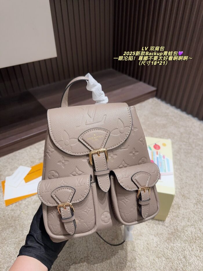 Louis Vuitton Backup Frog Backpack 2025 New Arrival Sunset Clouds Effect Light-Reactive Colour Change - Image 7