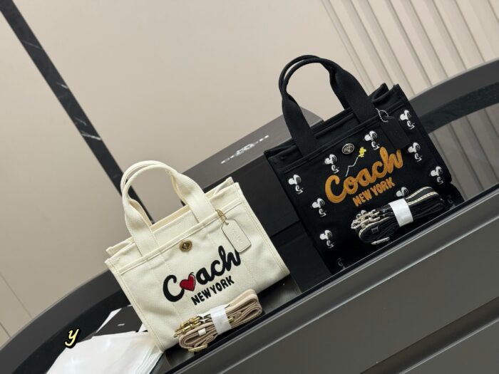 Coach Cargo Tote Denim Tote Bag (Compatible With Charms) - Image 1