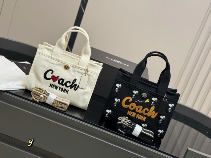 Coach Cargo Tote Denim Tote Bag (Compatible With Charms) - Image 2