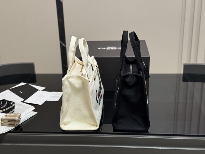 Coach Cargo Tote Denim Tote Bag (Compatible With Charms) - Image 6