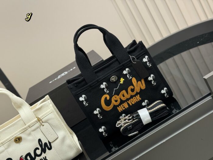 Coach Cargo Tote Denim Tote Bag (Compatible With Charms) - Image 9