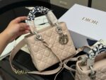 Dior Lady Dior Lambskin Quilted Handbag & Crossbody Bag - Premium Quality Upgrade - Image 2