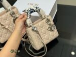 Dior Lady Dior Lambskin Quilted Handbag & Crossbody Bag - Premium Quality Upgrade - Image 5