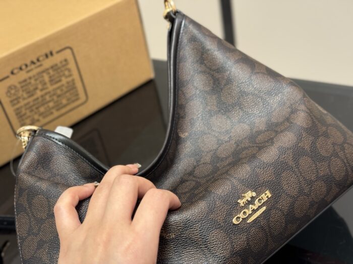 Coach Laurel Replica Edition Wander Bag Dual Straps For Versatile Carrying Built-In Zipped Side Pocket - Image 6