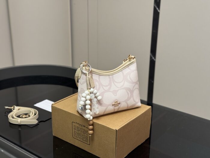 Coach Mini Laurel Wander Bag Dual Shoulder Straps, Underarm Carry, Crossbody Style Charming Ladies' Handbag - Image 1