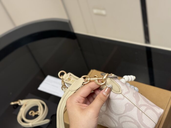 Coach Mini Laurel Wander Bag Dual Shoulder Straps, Underarm Carry, Crossbody Style Charming Ladies' Handbag - Image 6