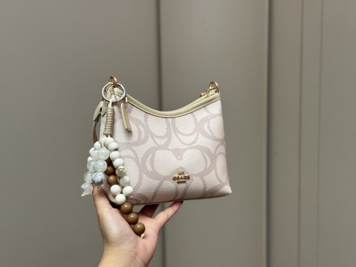 Coach Mini Laurel Wander Bag Dual Shoulder Straps, Underarm Carry, Crossbody Style Charming Ladies' Handbag - Image 9