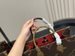 Louis Vuitton On The Go Shopping Bag Original Steel Hardware Concealed Shoulder Strap Can Be Worn Over The Shoulder Or Carried By Hand - Image 3