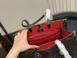 Louis Vuitton On The Go Shopping Bag Original Steel Hardware Concealed Shoulder Strap Can Be Worn Over The Shoulder Or Carried By Hand - Image 4