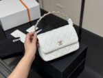 Chanel Hidden Edition Clutch Evening Bag Quadri-Stitched Box Bag Delicate Logo Handle Practical Capacity - Image 11