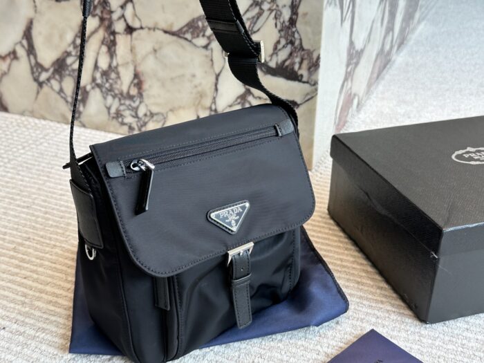 Prada Black Parachute Messenger Bag Autumn/Winter Essential Comfortable To Carry - Image 1