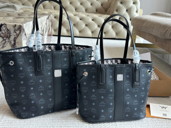 Mcm New Arrival Reversible Tote Bag Visetos-Print Coated Canvas Removable Inner Pouch Handheld, Shoulder, Crossbody - Image 1