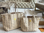 Mcm New Arrival Reversible Tote Bag With Visetos Print And Detachable Inner Pouch – Carry By Hand, Shoulder Or Crossbody