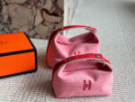 Hermes Toiletry Bag (Lunchbox Bag) Original Canvas Simple Lines Practical - Image 3