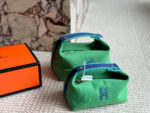 Hermès Toiletry Bag (Lunchbox Bag) Original Canvas Clean Lines