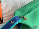 Hermès Toiletry Bag (Lunchbox Bag) Original Canvas Clean Lines - Image 7