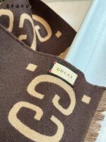 Gucci Scarf Collection 100% Cashmere Versatile Fashion Scarves - Image 5