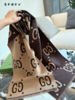Gucci Scarf Collection 100% Cashmere Versatile Fashion Scarves - Image 8