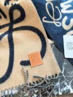 Loewe Scarf Collection 100% Cashmere K-Drama Heroine-Inspired Versatile Scarf - Image 7