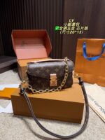 Louis Vuitton Mini Messenger Bag Retro Chic Detachable Shoulder Strap Commute Or Casual