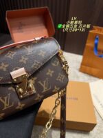 Louis Vuitton Mini Messenger Bag Retro Chic Detachable Shoulder Strap Commute Or Casual - Image 9