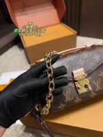 Louis Vuitton Mini Messenger Bag Retro Chic Detachable Shoulder Strap Commute Or Casual - Image 10