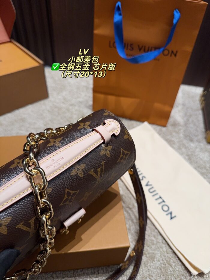Louis Vuitton Mini Messenger Bag Retro Chic Detachable Shoulder Strap Commute Or Casual - Image 13
