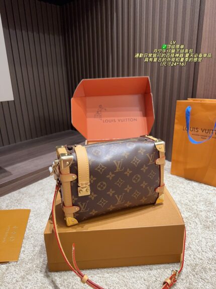Louis Vuitton Side Trunk Monogram Box Bag Timeless, Hard-Wearing Design Effortlessly Versatile For Everyday Wear