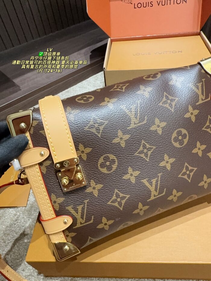 Louis Vuitton Side Trunk Monogram Box Bag Timeless, Hard-Wearing Design Effortlessly Versatile For Everyday Wear - Image 4
