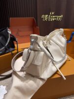 Louis Vuitton Carryall Small Cream-Coloured Full Leather Luxurious Light-Coloured - Image 8