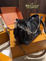Louis Vuitton Carryall Small Black Knight - Sheepskin Texture, Casual Unisex Style - Image 3