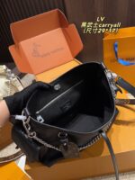Louis Vuitton Carryall Small Black Knight - Sheepskin Texture, Casual Unisex Style - Image 9
