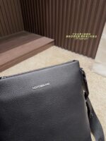 Montblanc Men'S Crossbody Bag Classic Black Durable & Spacious Business Essential - Image 5