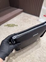 Montblanc Men'S Crossbody Bag Classic Black Durable & Spacious Business Essential - Image 9