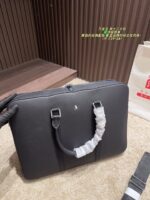 Montblanc Men'S Briefcase Classic Black Colourway Steady And Dignified, Fashionable And Elegant - Image 2