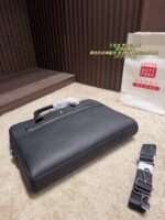 Montblanc Men'S Briefcase Classic Black Sophisticated And Elegant - Image 7