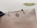 Tory Burch Mcgraw Tote Bag Luxurious Texture Generous Capacity Durable Lightweight Minimalist Mummy Bag - Image 5