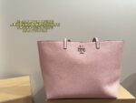 Tory Burch Mcgraw Tote Bag Luxurious Texture Generous Capacity Durable Lightweight Minimalist Mummy Bag - Image 11