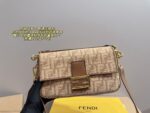Fendi Embroidered Baguette Bag Versatile, Lightweight, Spacious Multiple Carrying Options - Image 3