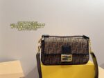 Fendi Embroidered Baguette Bag Versatile, Lightweight, Spacious Multiple Carrying Options - Image 10