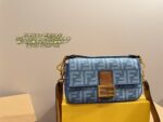 Fendi Embroidered Baguette Bag Versatile, Lightweight, Spacious Multiple Carrying Options - Image 13