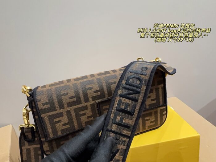 Fendi Baguette Bag Versatile, Lightweight, Spacious Multiple Carrying Options - Image 8