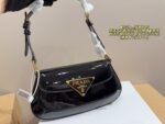 Prada Glossy Underarm Bag Comfortable, Refined And Elegant For The Commute - Image 3