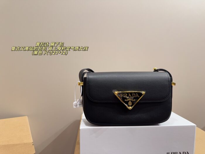 Prada Underarm Bag Vintage Sophisticated Style - Image 1