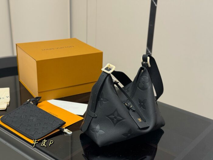 Louis Vuitton Carryall Bow-Tie Shoulder Bag With Coin Purse Included | Single-Shoulder Crossbody - Image 1