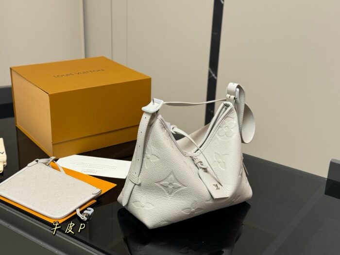 Louis Vuitton Carryall Bow-Tie Shoulder Bag With Coin Purse Included | Single-Shoulder Crossbody - Image 4