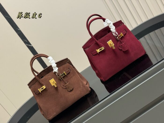 Hermès Bk30 Handbag - Genuine Top-Grain Leather Original Quality - Image 1